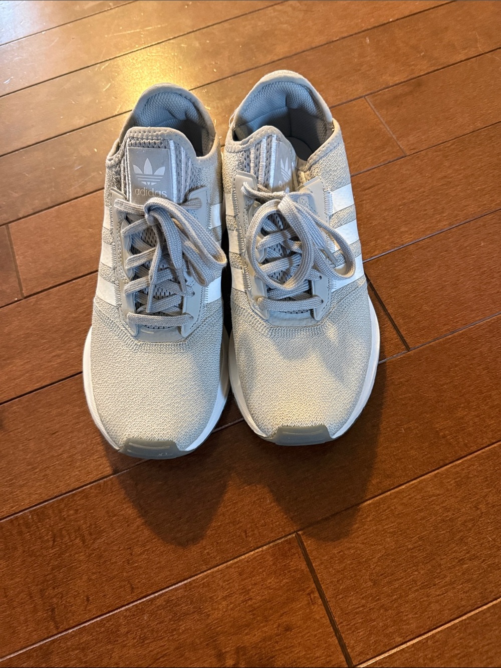 Women's Adidas Light Gray Athletic Sneakers
